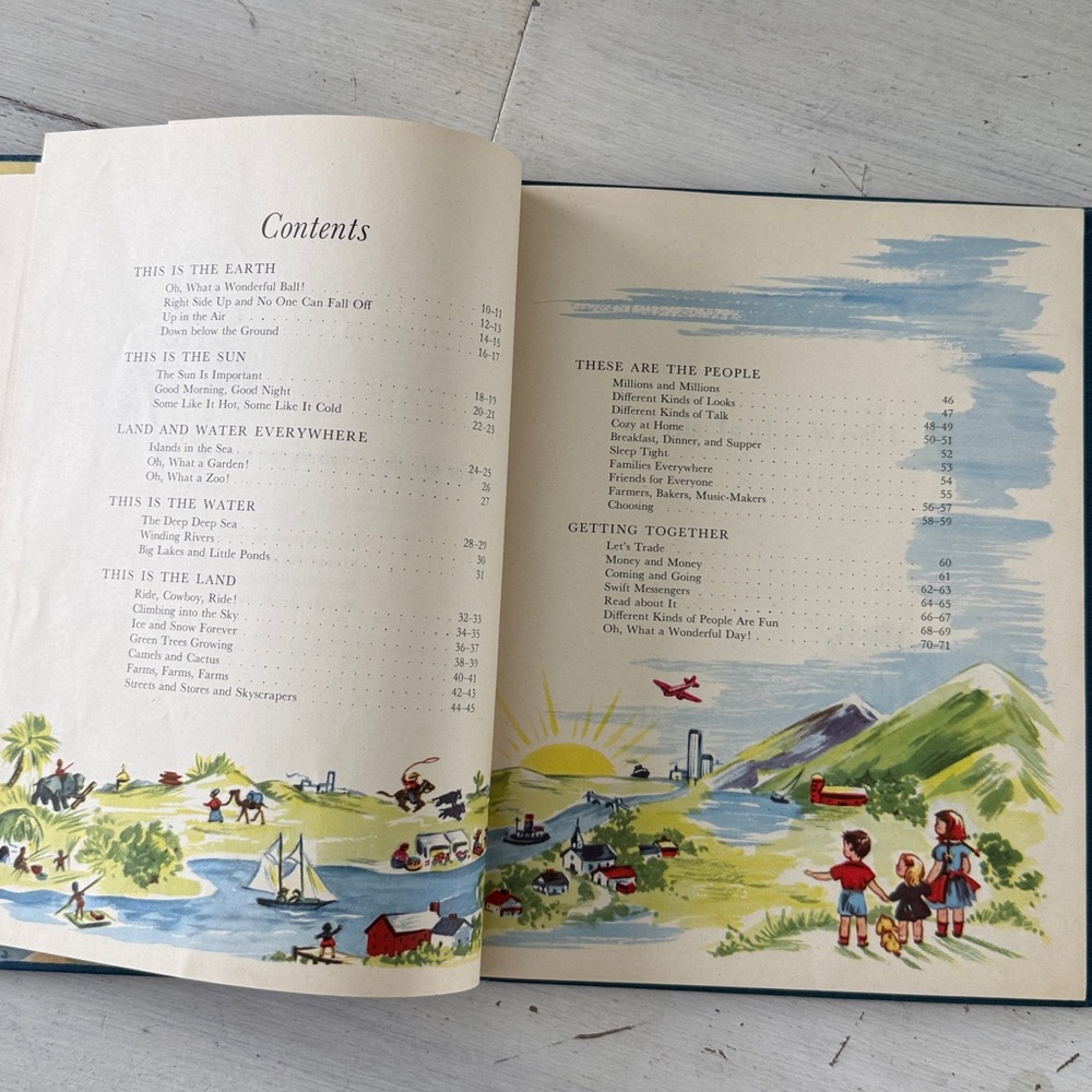1946 ‘This is the World’ Vintage Children’s Book by Pease - Rand McNally - Picture 8 of 16